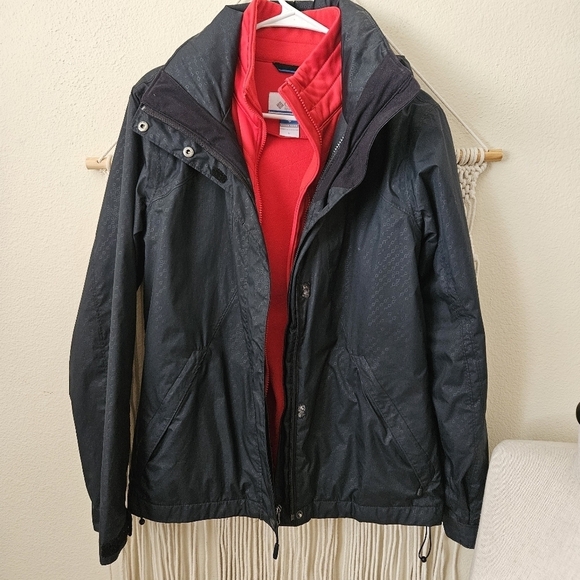Womans Columbia 2 In 1 Coat MEDIUM - Picture 2 of 10
